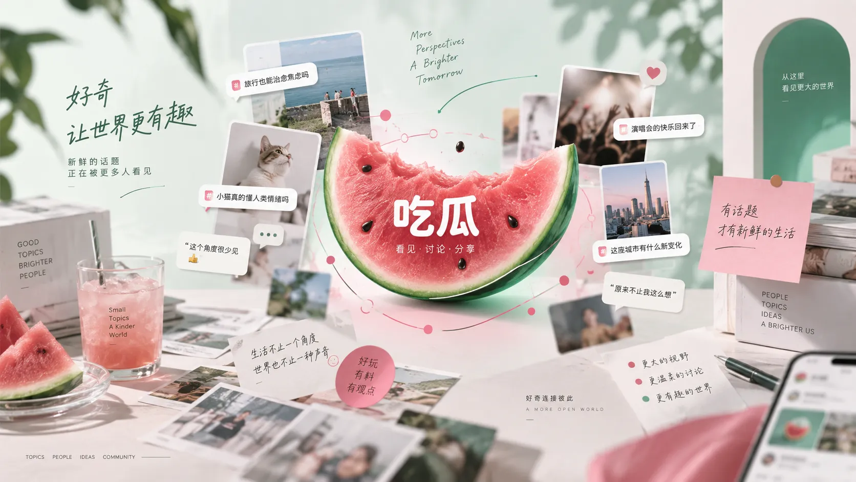 热点信息阅读主题视觉图